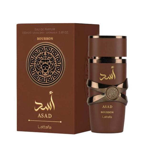 Lattafa Asad Bourbon Eau de Parfum 3.4 Oz 100 ml Unisex Spray