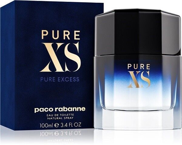 Paco Rabanne Pure XS Eau de Toilette 3.4 oz 100 ml Men's Spray
