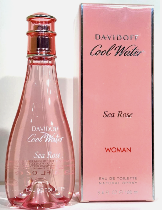 Davidoff Cool Water Sea Rose 3.4 oz 100 ml Eau De Toilette Women's Spray