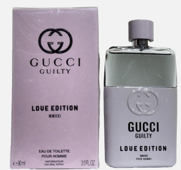 Gucci Guilty Love Edition Pour Homme Eau De Toilette 3.0 oz 90 ml Men's Spray