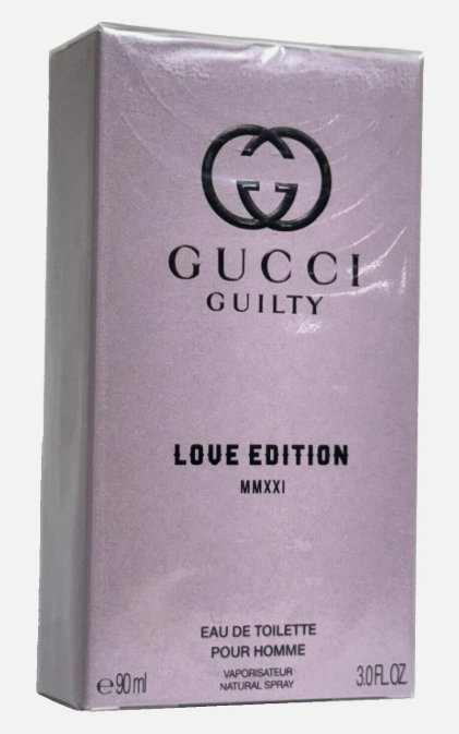 Gucci Guilty Love Edition Pour Homme Eau De Toilette 3.0 oz 90 ml Men's Spray