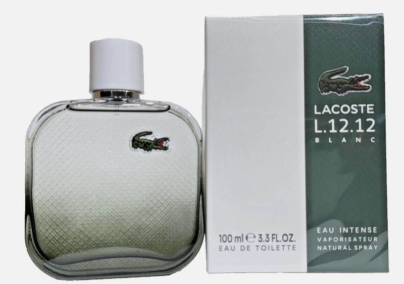 Lacoste L.12.12 Blanc Eau Intense 3.3 oz 100 ml Men's Spray