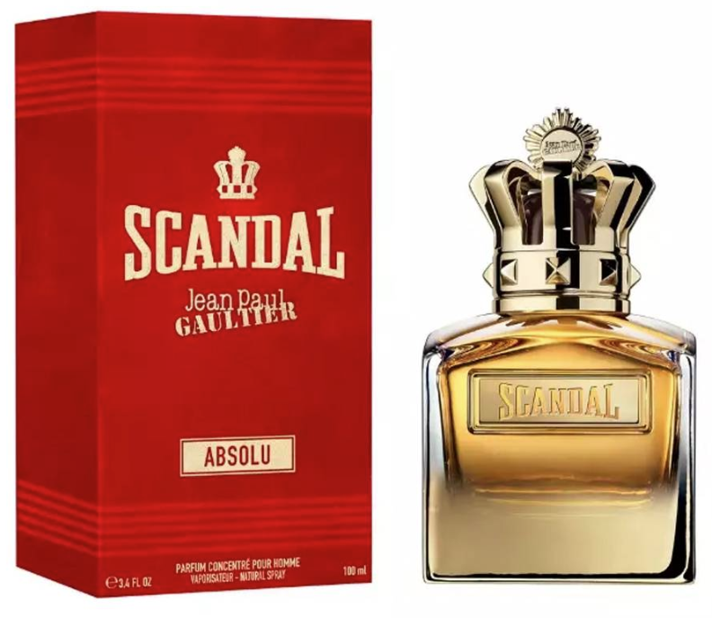 Scandal by Jean Paul Gaultier ABSOLU PARFUM CONCENTRE 3.4oz 100ml Men Spray