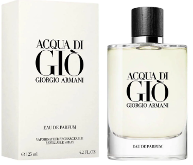 Giorgio Armani Acqua Di Giò Eau de Parfum 4.2 oz 125 ml Men's Spray