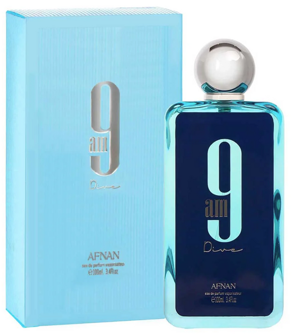 Afnan 9am Dive Eau De Perfum 3.4 oz 100 ml UNISEX Spray