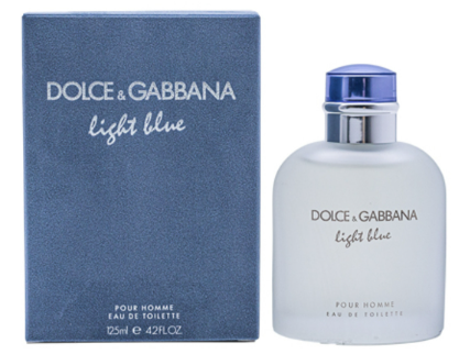Dolce&Gabbana Light Blue pour Homme Eau De Toilette 4.2 oz 125 ml Men's Spray