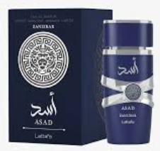 Lattafa Asad Zanzibar Eau de Parfum 3.4 Oz 100 ml Men's Spray