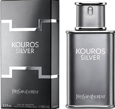 Yves Saint Laurent Kouros Silver Eau De Toilette 3.3 oz 100 ml Men's Spray