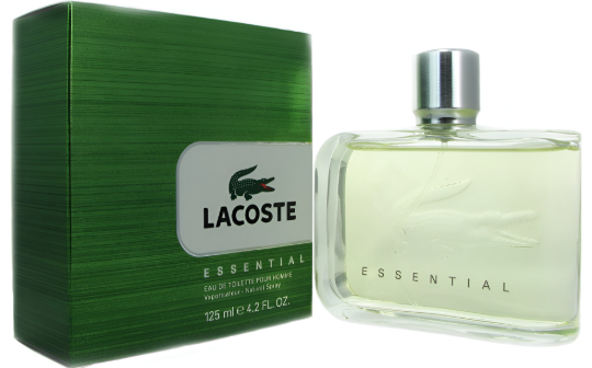 Lacoste Essential Pour Homme Eau De Toilette 4.2 oz 125 ml Men's Spray