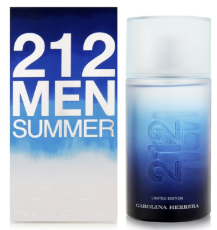 Carolina Herrera 212 MEN Summer Eau De Toilette 3.4 oz 100 ml Men's Spray
