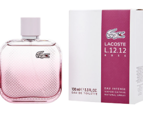 Lacoste L.12.12 Rose Eau Intense 3.3 oz 100ml Women's Spray