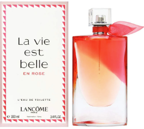 Lancome La Vie Est Belle En Rose L Eau De Toilette 3.4oz 100 ml Women's Spray
