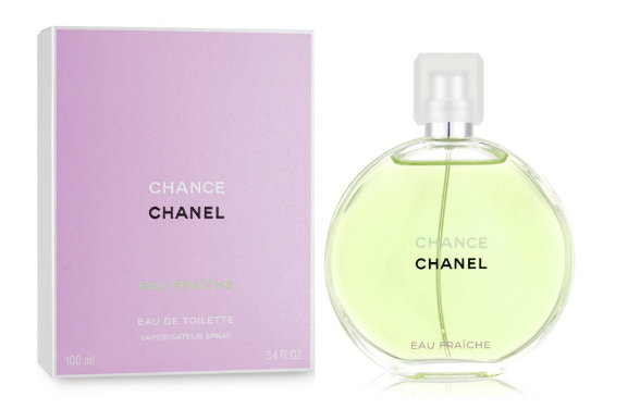 Chanel Chance Eau Fraiche Eau De Toilette 3.4oz 100ml Women's Spray