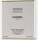 Chanel Coco Gabrielle Mademoiselle Eau De Parfum 3x0.7 3x20ml Women's Spray