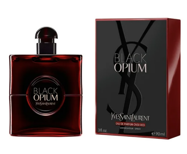 Yves Saint Laurent Black Opium Eau De Parfum Over Red 3.0 oz 90 ml Women's Spray