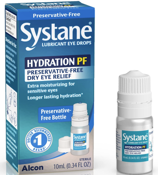 Systane Hydration Pf Lubricant Eye Drops 10ml 0.34oz