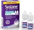 Systane Balance Lubricant Eye Drops, Restorative Formula, Twin pack, 0.33 Fl Oz 10 ml